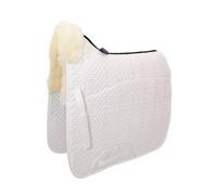 KM Elite Teddy Soft Half Lined Dressage Square - Natural