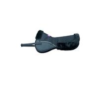 KM Elite Teddy Soft Half Pad - Large - Black/Black