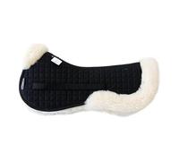KM Elite Teddy Soft Half Pad - Large - Black/Natural