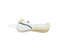 KM Elite Teddy Soft Half Pad - Small - White/Natural