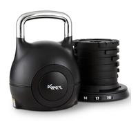 KM-Fit Adjustable Kettlebell 2-20kg 7in1 Strength Training Home Gym Weight