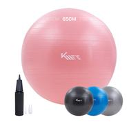 KM-Fit gym ball 65 cm fitness ball sports ball Pilates ball yoga ball Pink