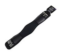 KM Memory Foam Dressage Girth With Coolmax - Black (20")