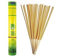 KM Pack 30 Outdoor Citronella Incense Long Lasting Sticks Mosquito Burners Repellent Killer with Holder 35 x 27 x 6.7 cm