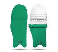 KM SPORTS Cricket Batting Pads Covers - Waterproof, Durable & Stretchable - Protects Leg Guards from Dirt & Wear - Ideal for Training & Matches - One Size Fits Most (Pair) (Green)
