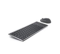 KM7120W Wireless Keyboard and Mouse for Multiple Devices | 2.4 GHz, Bluetooth 5.0, USB Receiver, Adjustable DPI, 3 AA Batteries, Titan Gray