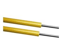 KMAGE 2pcs For VW For Tiguan 2007-2019 Car Front Hood Bonnet Modify Gas Struts Lift Support Shock Damper Car Bonnet Gas Springs(Yellow carbon fiber)