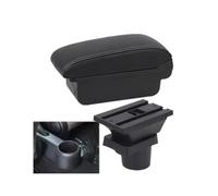 KMAGE Car Accessories Armrest Box For VW For UP 2009-2020Car Armrest Console Storage Box(A style white line)