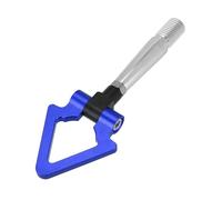 KMAGE Car Towing Eye Cap Racing Tow Hook Screw-on Alloy Triangle For Mitsubishi For Lancer For Evolution Evo X 10 2008-2016(Blue)