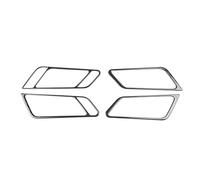 KMAGE Chrome ABS Car Door Handle Frame Cover Sticker Interior Trim for P&orsche for Macan 2014-2023 RHD LHD(Carbon Look)