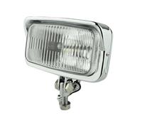KMAGE Chrome Square Motorcycle Headlight Universal Retro Front Light For CG GN 250 125