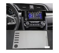 KMAGE For Civic Touring Type R 2019 2020 2021 Car Radio GPS Navigation Screen Protector Tempered Glass Film(5 holes)