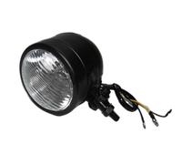 KMAGE For DR RM 250 Motorcycle Universal Retro Front Headlight Fog Light(Black)