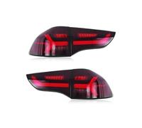 KMAGE For Mitsubishi For Montero Sport For Pajero 2011 2012 2013 2014 2015 Rear Fog Lamp Brake Light Reverse Car Taillight Tail Lights(Red Cover)