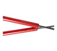 KMAGE For Toyota For Land Cruiser For Prado J90 J95 Series 1996-2002 Bonnet Hood Struts Lift Support Shocks Damper Absorber Spring Car Bonnet Gas Springs(Red carbon fiber)