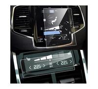 KMAGE For Volvo XC40 XC60 XC90 V90 V60 2016-2021 Car GPS Navigation Rear Seat Air Conditioning Tempered Glass Screen Protector(115x61mm and gps)
