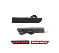 KMAGE Rear Tail Brake Lamp For Mitsubishi For Lancer For Evo For Evolution ASX For Outlander Sport RVR Dynamic Turn Signal Bumper Reflector Lights(Smoked Lens D)