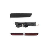 KMAGE Rear Tail Brake Lamp For Mitsubishi For Lancer For Evo For Evolution ASX For Outlander Sport RVR Dynamic Turn Signal Bumper Reflector Lights(Smoked Lens A)