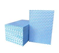 KMAKII Disposable Cleaning Cloth,J Cloths,Cleaning Cloth,All Purpose Cloths Disposable Kitchen Dish Cloths,7.8x11.8,Blue 100pcs