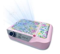 KmaxShip Nail Dust Collector, Nail Care Vacuum Fan with Reusable Filter, Dust Extractor for Nail Tech Polishing, Suction Machine for Acrylic Gel Polish Manicure Pedicure at Salon/Home (Pink)