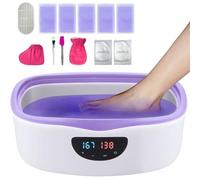 KmaxShip Paraffin Wax Machine for Hand and Feet Treatment - 5000ml Large Capacity Paraffin Wax Warmer with 3.85 lbs Refills, Moisturizing Kit Paraffin Hand Wax Machine - 213pcs Set