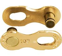 KMC Missing Link 10 Speed Chain Links - 2 Pack - Gold / 10 Speed / Campagnolo / Shimano / Pack Of 2