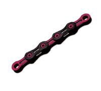 KMC 11-Speed DLC11 Series High-Performance Chain, Pink, for Road/Mountain/Gravel; Shimano, SRAM, and Campagnolo Compatible, Missing Link Included