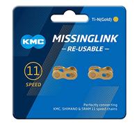 KMC 11 Speed MissingLink, Ti-N Gold, 2 Pairs