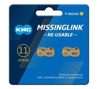 KMC MissingLinks 11 Speed Gold 2 Pr (Re-useable)