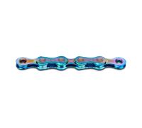 Kmc X12 Aurora Road/mtb Chain 126 Links Blue Waxed
