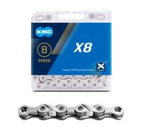 KMC 6/7/8-s X8 Silver Chain Silver