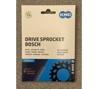 KMC: Ebike Sprocket For Gen 2 Bosch Systems 1/2"x11/128", 1.9mm - Black - 21T