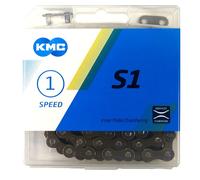 KMC Chain S1 WIDE Singlespeed 112 Links 1/2x1/8 Braun Fixie Hub Gear