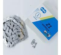 KMC Z1EPT 1/2x3/32 1V 112 links Chain Silver