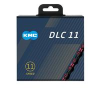 Kmc Dlc 11 Road/mtb Chain Black,Pink 118 Links
