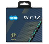 Kmc Dlc 12 Road/mtb Chain 126 Links Black / Celeste