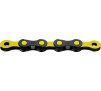 KMC DLC 12 speed Chain, Black/Yellow, 126 Link