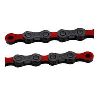 KMC: 12 SPEED DIAMOND LIKE COATING CHAIN - Black and Red - 12 Speed