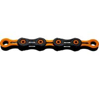 KMC DLC11 Waxed 11 Speed Chain, Black/Orange, 118 Link