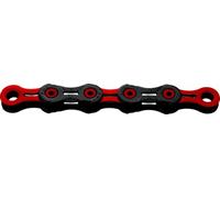 KMC X11 DLC Black/Red Waxed Chain - 11 Speed - 118L