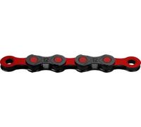 KMC DLC12 Waxed 12 Speed Chain, Black/Red, 126 Link