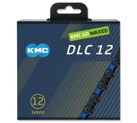 Kmc Dlc12 Waxed 12s Chain 126 Links Black / Blue