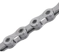 KMC E1 EPT Waxed Single Speed eBike Chain, Dark Silver, 130 Links