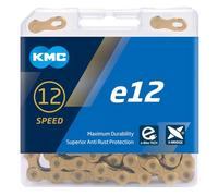 KMC e12 12-Speed e-Bike Chain, 130 Link, Ti-N Gold