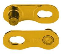 KMC FLATNR 12/13-Speed MissingLink Joining Link for AXS & T-Type Chains, 2 Pairs, Gold