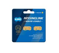 KMC FLATNR connector 2 pieces blister gold