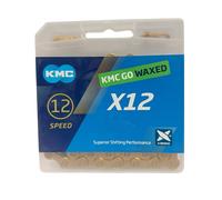 Kmc X12 Ti-n Waxed Chain 126 Links Gold