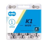 KMC K1 Wide Bicycle Cycle Bike Chain Silver / Black - 110 Links