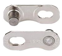 KMC Missing Link Flat Top 2 Pack Reusable Chain Lock Link for SRAM AXS & T-Type, Silver