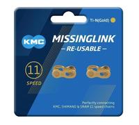 KMC Missing Link For 11 Speed Chains Gold Re-usable